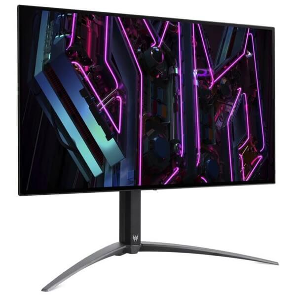 მონიტორი Acer UM.GXXEE.305 X27U W3bmiiprx, 27", Monitor, QD-OLED, QHD, HDMI, DP, USB, Type-C, Black