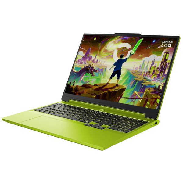 ნოუთბუქი Lenovo 83TN005NRK LOQ 15AHP11, 15.3", Ryzen 7-250, 16GB, 512GB SSD, RTX5050 8GB, Surge Green