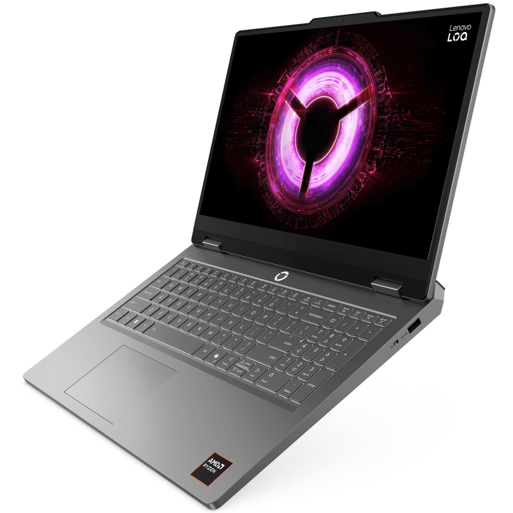 ნოუთბუქი Lenovo 83VA003NRK LOQ Essential 15ARP11, 15.6", Ryzen 5-150, 16GB, 512GB SSD, RTX5050 8GB, W11H, Luna Grey
