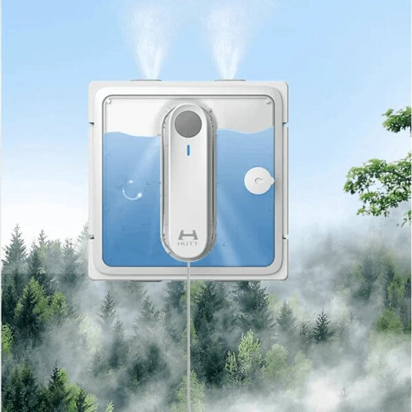 მინის საწმენდი რობოტი Hutt W9, 3800Pa, Window Cleaning Robot, White