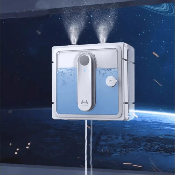 მინის საწმენდი რობოტი Hutt W9, 3800Pa, Window Cleaning Robot, White