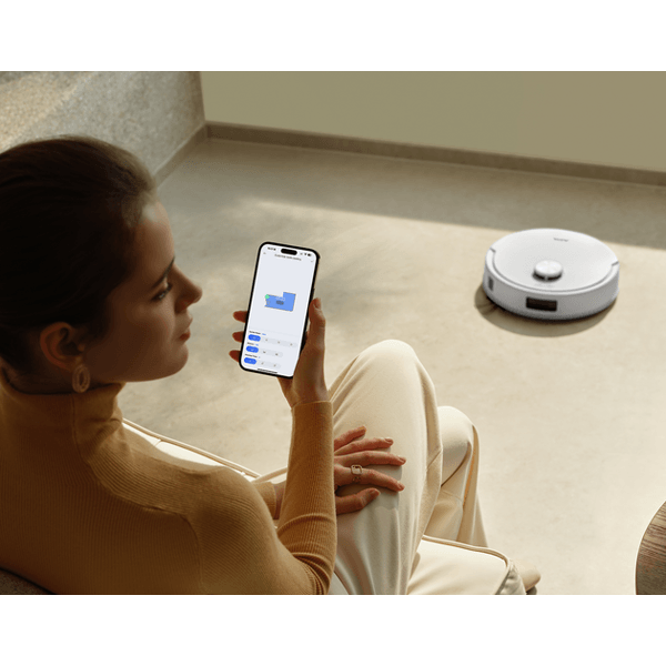 Robot Vacuum Cleaner Mova RLE23SD E20s Pro Plus, 13000Pa, Lidar, White