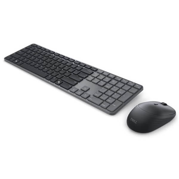 კლავიატურა+მაუსი Dell 580-BDLC Pro 7 Slim KM726, Wireless, Bluetooth, USB, Keyboard And Mouse, Black