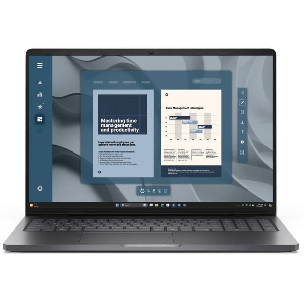 Notebook Dell Pro 16, 16", Ryzen 5 PRO-230, 16GB, 1TB SSD, Integrated, W11P, Magnetite