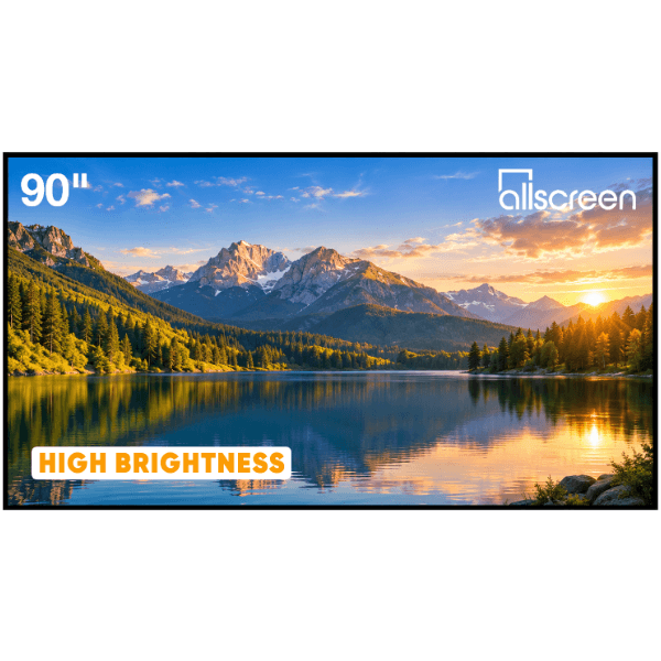 ULTRA THIN BEZEL SCREEN Allscreen CNF100HBC, 203x114CM, 90", 16:9, ALR, High Brightness