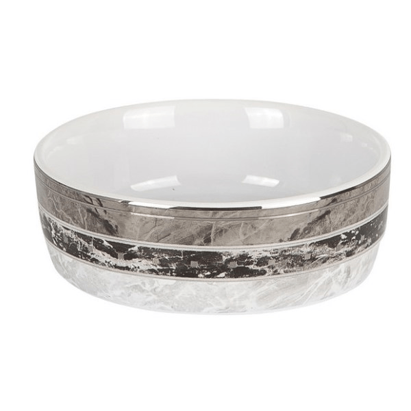 სასაპნე Primanova Garnsey D-20481, Soap Dish, White/Grey