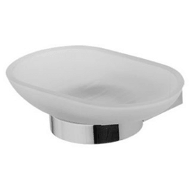 სასაპნე Tema 71103, Soap Dish, White/Silver