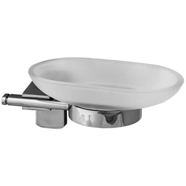 Soap Dish Tema 71003, White/Silver