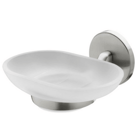 სასაპნე Bisk VIRGINIA BF, Soap Dish, White/Silver