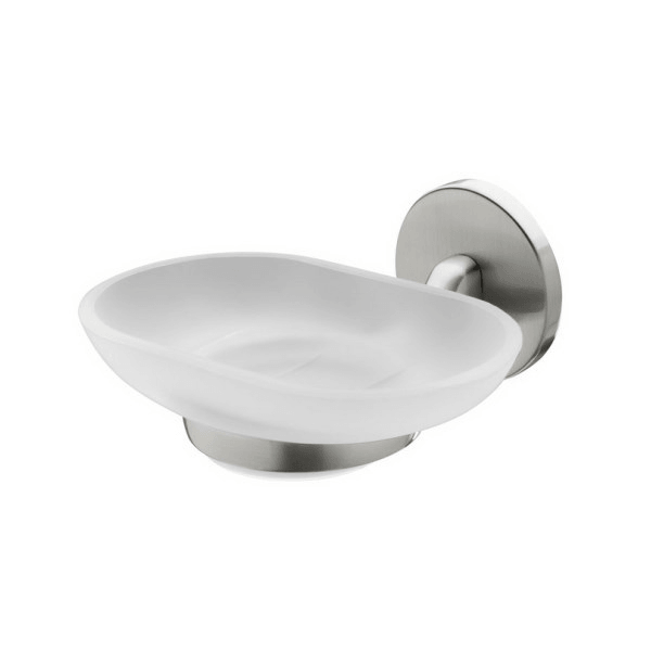 სასაპნე Bisk VIRGINIA BF, Soap Dish, White/Silver