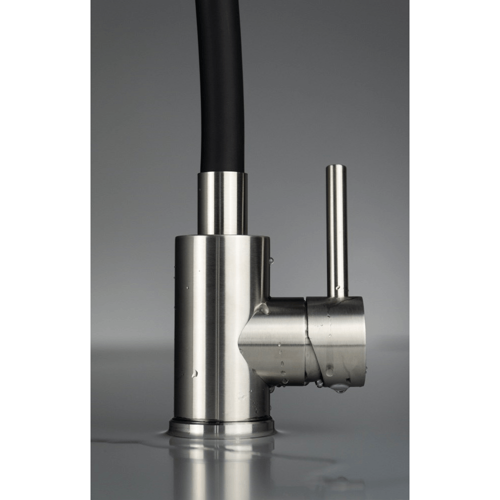 სამზარეულოს შემრევი Deante Luno BOC_B740, Kitchen sink mixer, Black/Silver