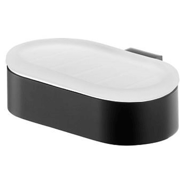 სასაპნე Bisk FUTURA, Soap Dish, White/Black