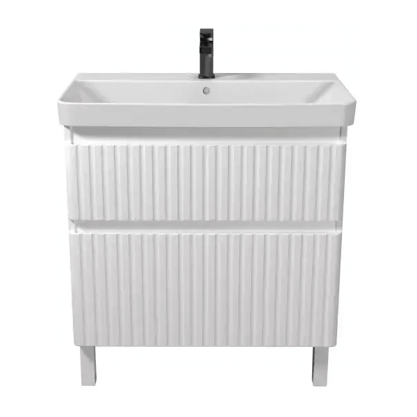 აბაზანის ტუმბო ხელსაბანით OEM FLUFFY 80-U Vivace, Bathroom furniture with washbasin, White