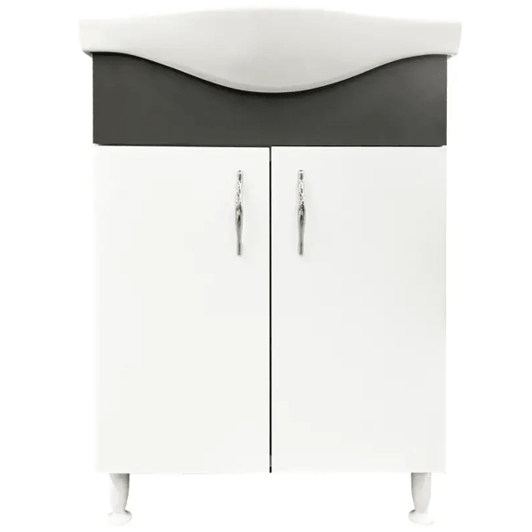 აბაზანის ტუმბო ხელსაბანით Denko 16041031 Trend, Bathroom vanity with washbasin, White