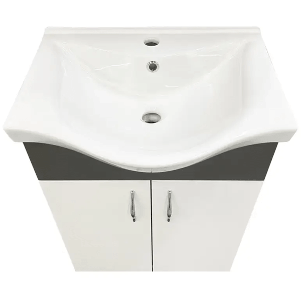 აბაზანის ტუმბო ხელსაბანით Denko 16041031 Trend, Bathroom vanity with washbasin, White
