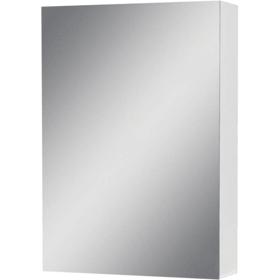 აბაზანის კარადა სარკით Sanservice Panorama 55, Cabinet with mirror, White