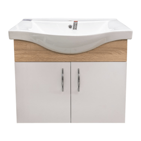აბაზანის ტუმბო ხელსაბანით Denko Akyazi, Bathroom vanity with washbasin, White