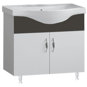 აბაზანის ტუმბო ხელსაბანით Denko Trend 16041035, Bathroom vanity with washbasin, White