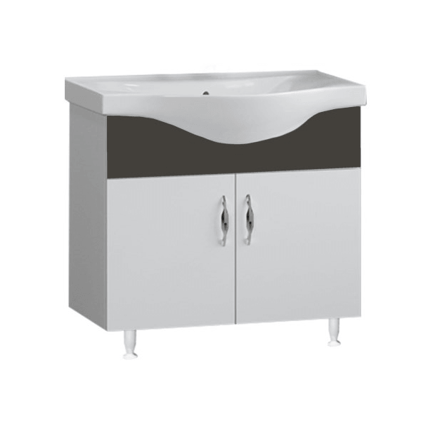 აბაზანის ტუმბო ხელსაბანით Denko Trend 16041035, Bathroom vanity with washbasin, White