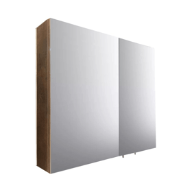 აბაზანის კარადა სარკით Denko More 80 Patara Bronze, Cabinet with mirror, Brown