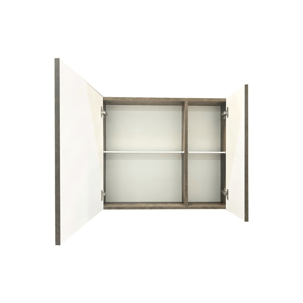 აბაზანის კარადა სარკით Denko More 80 Patara Bronze, Cabinet with mirror, Brown