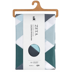აბაზანის ფარდა Bisk Zeta Peva 08227, 180x200cm, Shower Curtain, Green/Blue