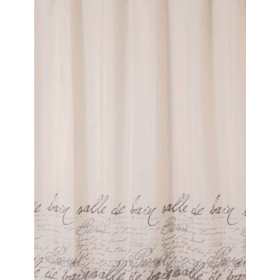 აბაზანის ფარდა Bisk 06879, 200x180cm, Shower Curtain, Cream