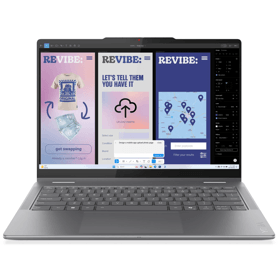 Notebook Lenovo 83JQ00K1RK Yoga 7i 2-in-1, 14'', Ultra 5-226V, 16GB, 512GB SSD, Integrated, W11H, Luna Grey
