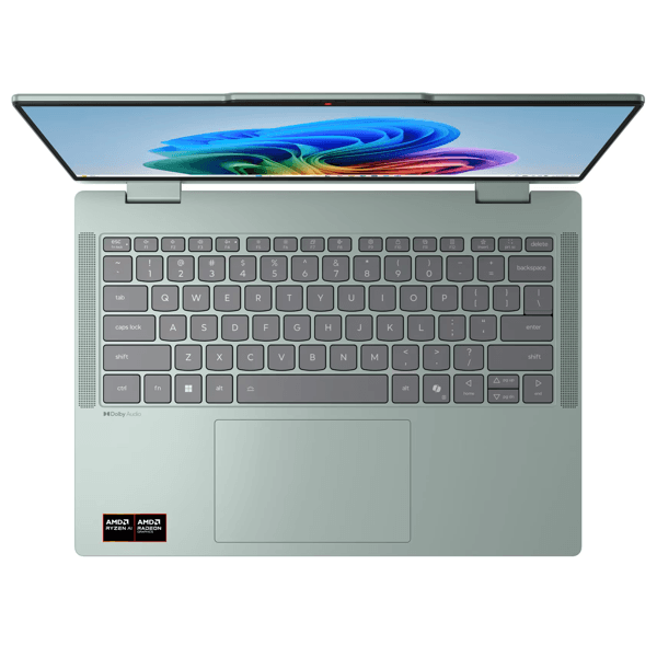 Notebook Lenovo 83UJ003JRK IdeaPad 5a 2-in-1, 14", Ryzen 5-230, 32GB, 1TB SSD, Integrated, W11H, Breeze Moss