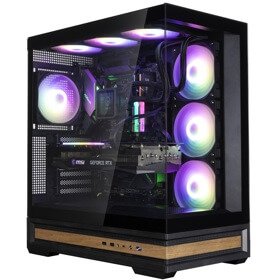 ქეისი Zalman P40NAMUBlack, Computer Case, MidT, ATX, mATX, Mini-ITX, 2xUSB 3.0, Type-C, Black