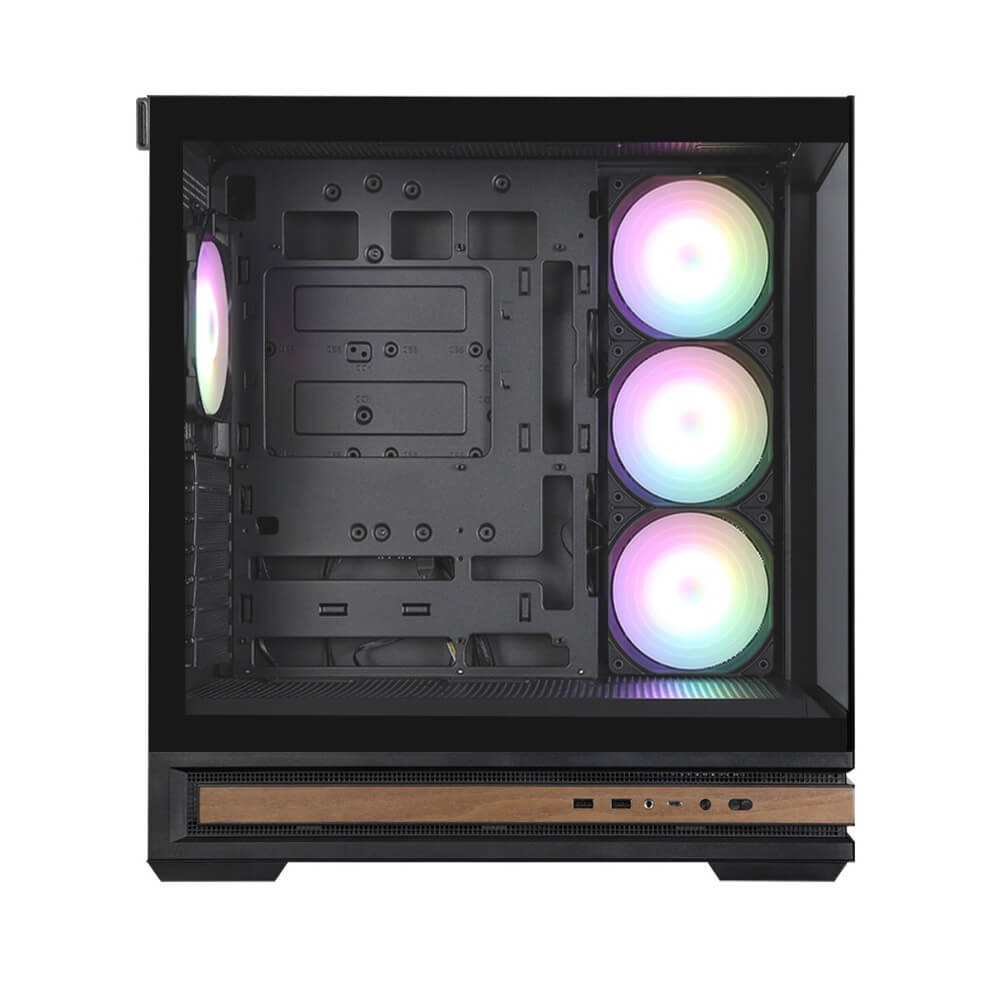 ქეისი Zalman P40NAMUBlack, Computer Case, MidT, ATX, mATX, Mini-ITX, 2xUSB 3.0, Type-C, Black