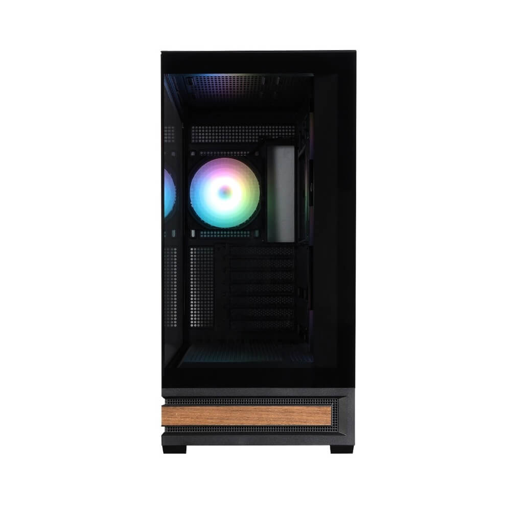 ქეისი Zalman P40NAMUBlack, Computer Case, MidT, ATX, mATX, Mini-ITX, 2xUSB 3.0, Type-C, Black