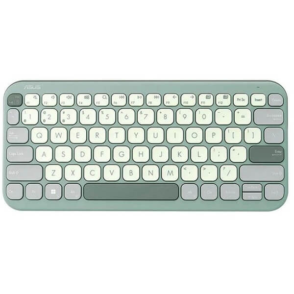 Keyboard Asus 90XB0880-BKB050 KW100, Wireless, Bluetooth, Green