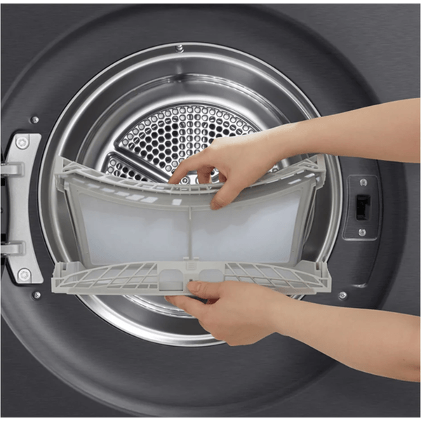 სარეცხის საშრობი მანქანა LG RH10X56VENP.AEBQME3, 10Kg, Washing Dryer, Black