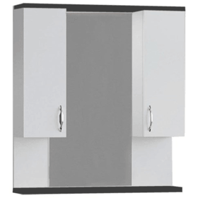 აბაზანის კარადა სარკით Denko Trend 80, Cabinet with mirror, White