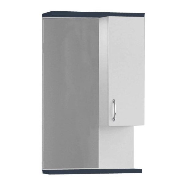 აბაზანის კარადა სარკით Denko Trend 65, Cabinet with mirror, Blue