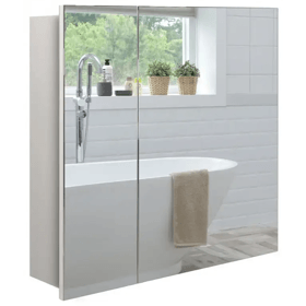 აბაზანის კარადა სარკით MDD Group SORRENTO, Cabinet with a mirror, White