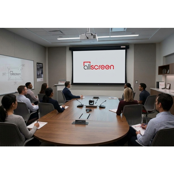 პროექტორის ეკრანი ALLScreen CWP-8080B, Manual Projection Screen, 200x200cm, 111", 100°