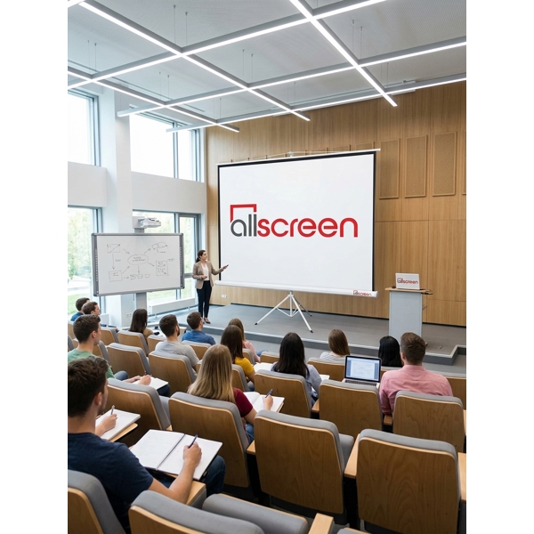 პროექტორის ეკრანი ALLScreen CTP-5050, Tripod Projection Screen, 125x125cm, 1:1, 75", 100°