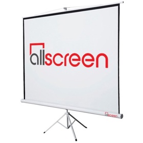 პროექტორის ეკრანი ALLScreen CTP-6363, Tripod Projection Screen, 160x160cm, 1:1, 89", 100°