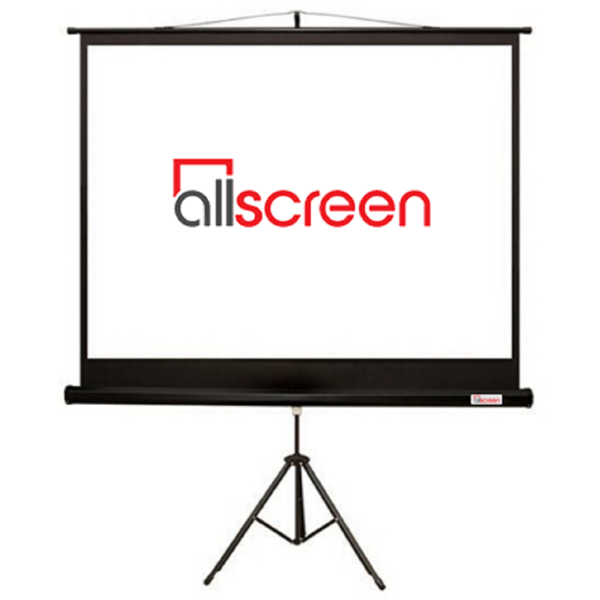 პროექტორის ეკრანი ALLScreen CTP-8080B, Tripod Projection Screen, 200x200cm, 1:1, 110", 120°