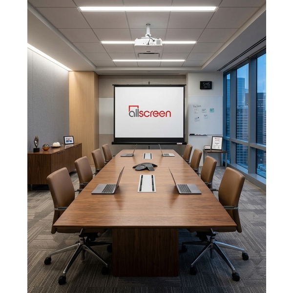 პროექტორის ეკრანი ALLScreen CTP-8080B, Tripod Projection Screen, 200x200cm, 1:1, 110", 120°