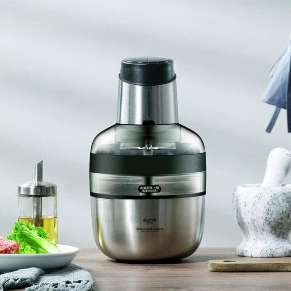 ჩოპერი Deerma JR01, 400W, 1.8L, Electric Meat Grinder, Silver/Black