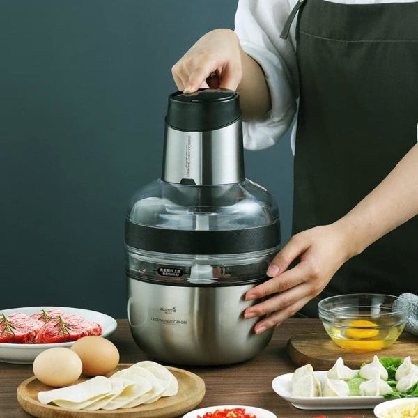 ჩოპერი Deerma JR01, 400W, 1.8L, Electric Meat Grinder, Silver/Black