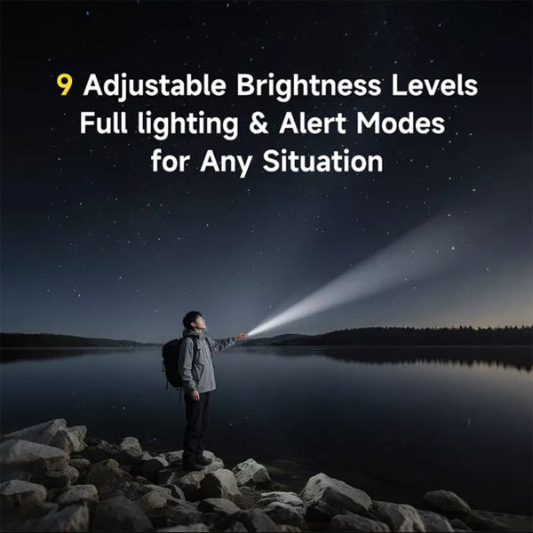 ფარანი Deerma SD01, Multifunctional Portable Flashlight, Silver
