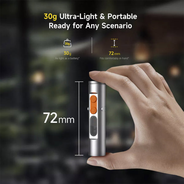 ფარანი Deerma SD01, Multifunctional Portable Flashlight, Silver