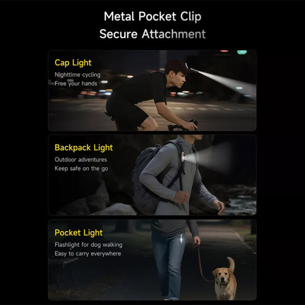 ფარანი Deerma SD01, Multifunctional Portable Flashlight, Silver