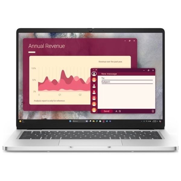 Notebook Dell Pro 14 PC14250, 14", Ultra 7-255U, 32GB, 512GB SSD, Integrated, Silver