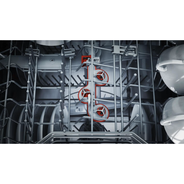 Built-in Dishwasher Bosch SMV6ECX86Q, A, 42dB, Silver