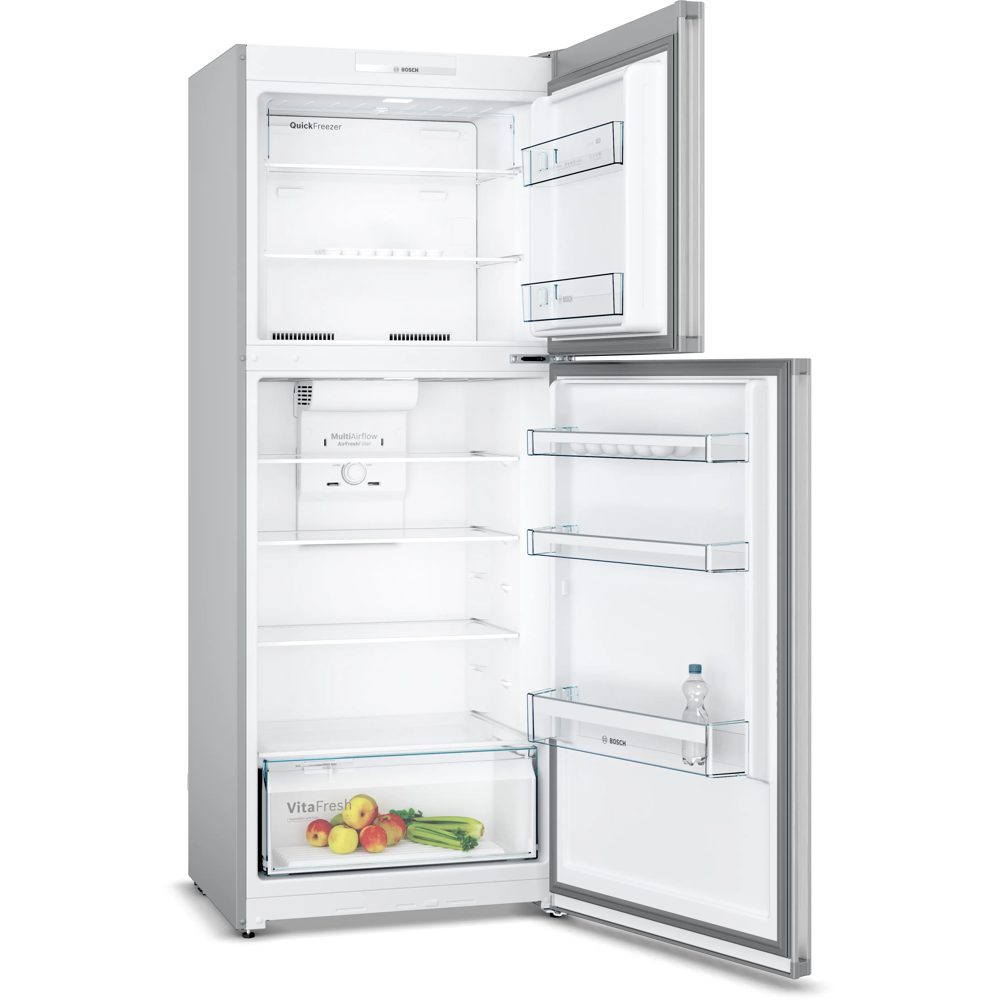 Refrigerator Bosch KDN43VLE0T, 328L, E, 42dB, No Frost, Silver